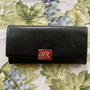 Michael Kors, leather trifold wallet